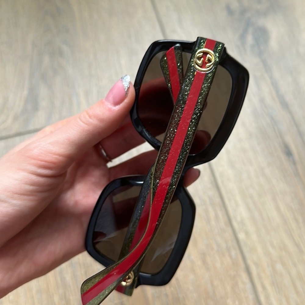 GUCCI Black Women’s Sunglasses GG0034SN
